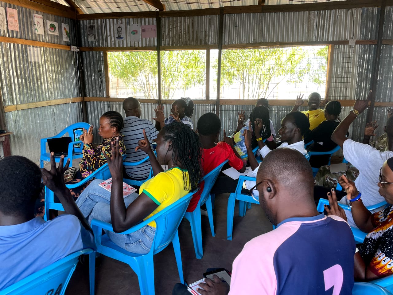 Children participating in an educational activity