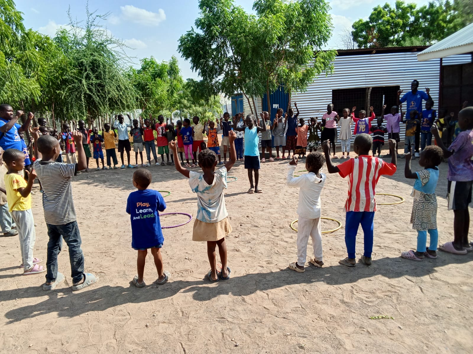 Children participating in Play, Learn and Lead