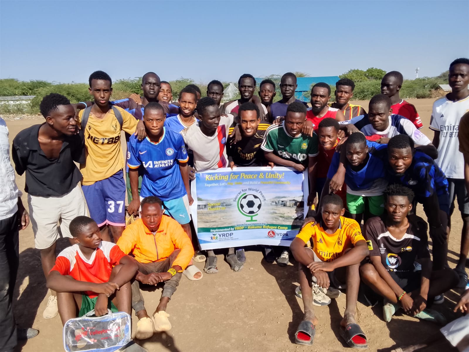 Young people participating in sport